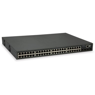LEVELONE Mrežni preklopnik GTP-5271, 48x GE + 4x 10G SFP+, 19", 400 W, 48x PoE+
